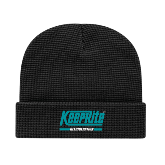 Classic Waffle Knit Cuff Toque